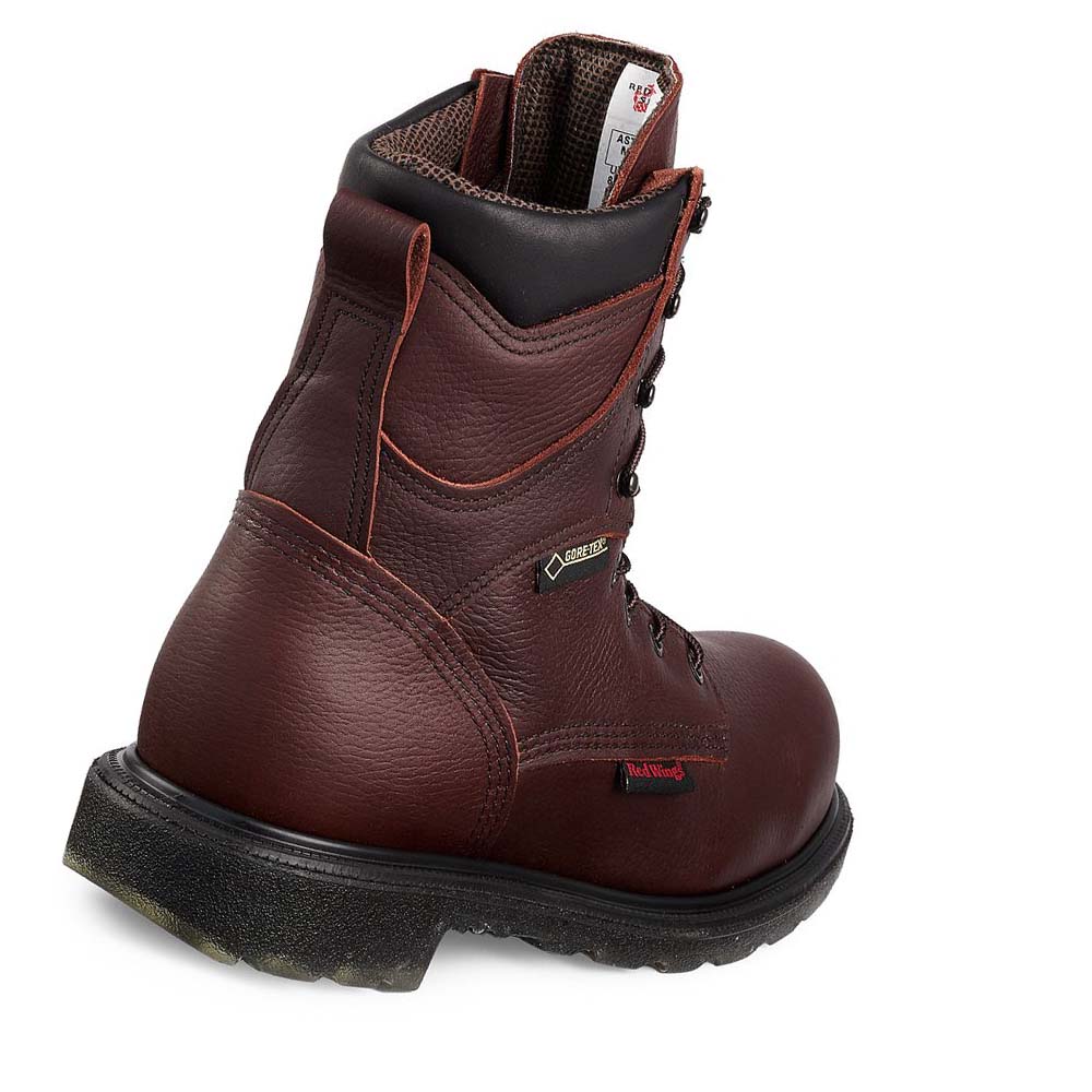 Red Wing SuperSole® 2.0 8-inch Insulated, CSA Safety Toe Men's Waterproof Boots Burgundy | ZA 364DFM